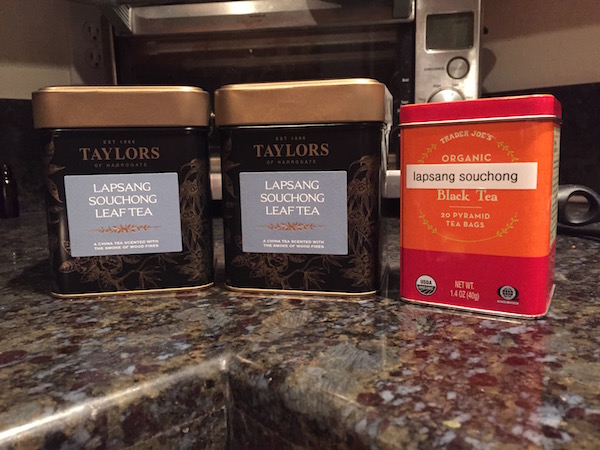 lapsong souchong tea canisters